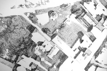 Original Contemporary Aerial Drawings by Victoria Niki