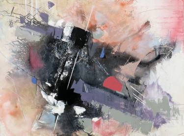 Original Abstract Expressionism Abstract Painting by Vince Carl
