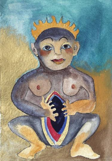 Original Contemporary World Culture Painting by Sarah Dixon