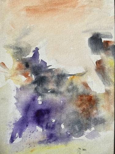 Original Abstract Expressionism Abstract Painting by Blanxs By Irina Bellaye