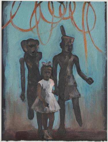 Original Contemporary Children Painting by Trine Churchill