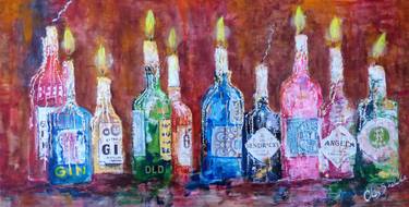Original Conceptual Still Life Painting by Chris Sheldrake