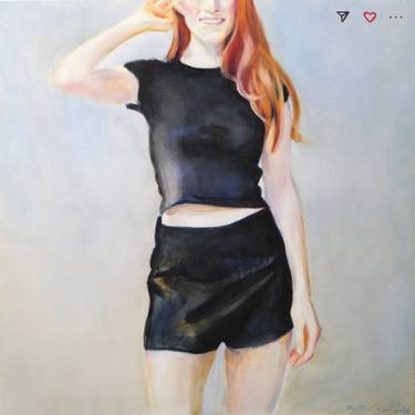 Original Figurative People Painting by Moussin Irjan