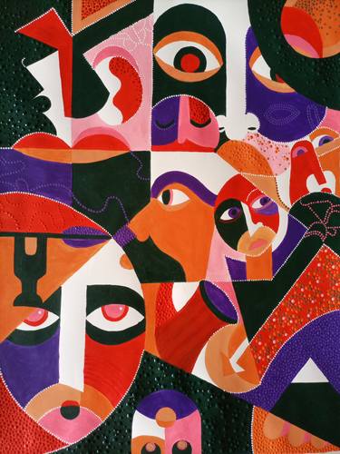 Original Abstract Painting by Oluwaseyi Alade
