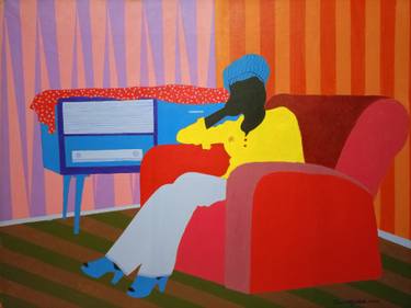 Original Modern Interiors Paintings by Oluwaseyi Alade