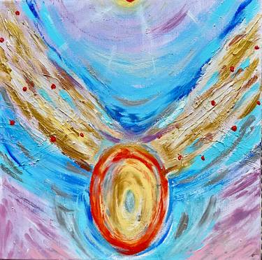 Original Abstract Expressionism Abstract Painting by Gala  Agape