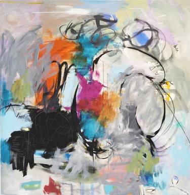 Original Abstract Expressionism Abstract Paintings by Linda O'Neill