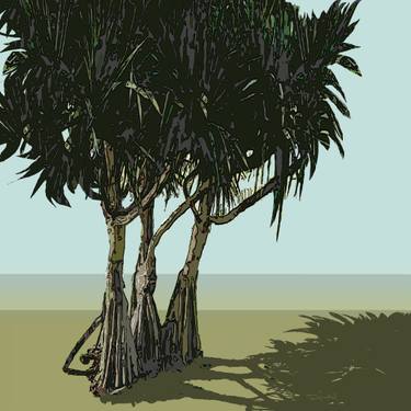 Original Illustration Tree Mixed Media by Terri Cracknell