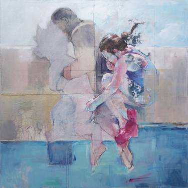 Original Abstract Children Paintings by Pilar Lopez Baez