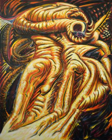 Original Abstract Outer Space Paintings by Ashley Johnson