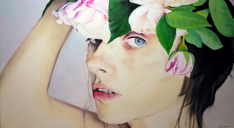 Original Realism Portrait Paintings by Steven Curtis