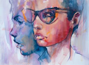 Original Portraiture Portrait Painting by Stefano Sampietro