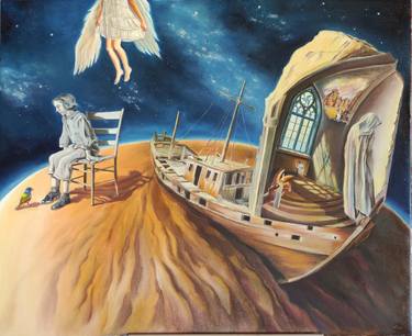 Original Conceptual Fantasy Painting by Adina Lohmuller