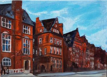 Original Documentary Architecture Paintings by Valérie Le Meur