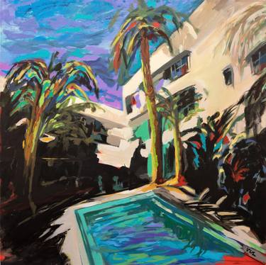 Original Art Deco Architecture Paintings by Valérie Le Meur