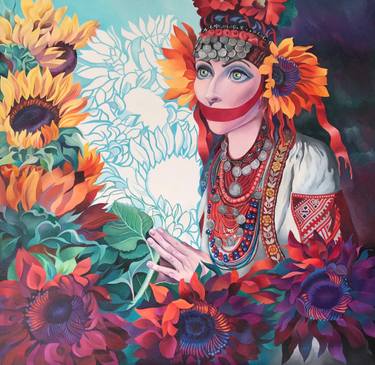 Original Classicism People Paintings by Tatyana Binovska