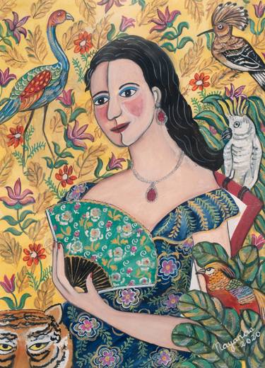 Original Contemporary Women Painting by Nayanaa Kanodia