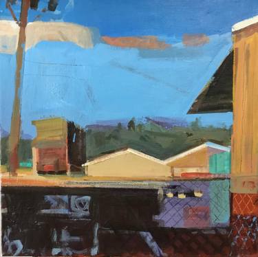 Original Impressionism Architecture Paintings by Janet Pedersen
