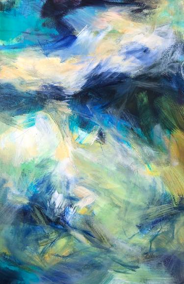 Original Abstract Landscape Painting by Alison Newman