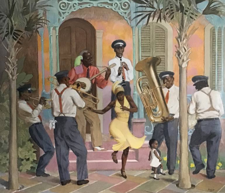 Print of Figurative Music Paintings by William Buffett