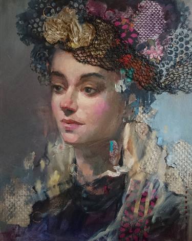 Original Expressionism People Paintings by Olga Lomax
