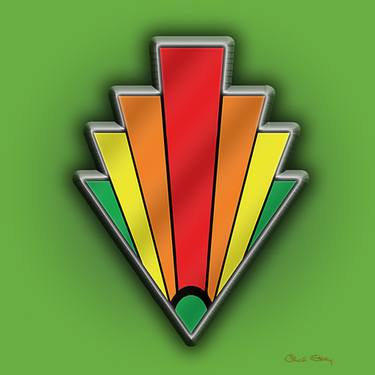 Original Art Deco Patterns Drawings by Chuck Staley