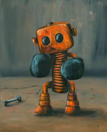 Original Contemporary Technology Painting by Jerome Royer