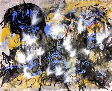 Original Abstract Expressionism Abstract Painting by Wolfgang Kahle