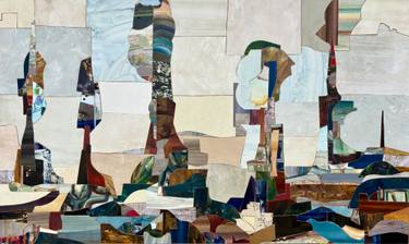 Original Abstract Beach Mixed Media by Jason Wright