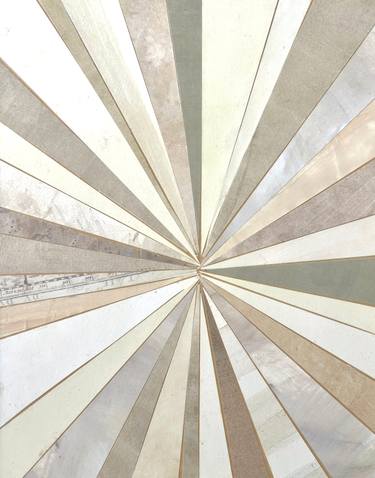 Original Abstract Geometric Mixed Media by Jason Wright