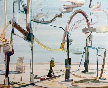 Original Abstract Language Paintings by Jason Wright