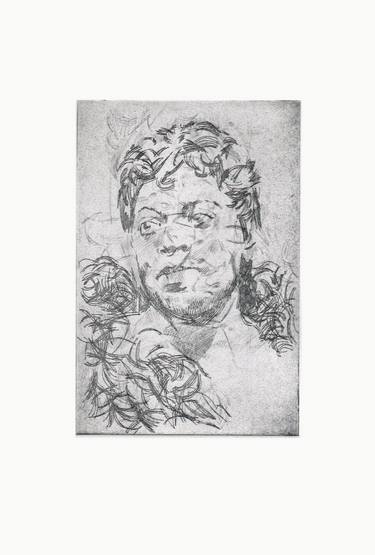 Original Figurative People Printmaking by Adam R Grose Ma Rwaan