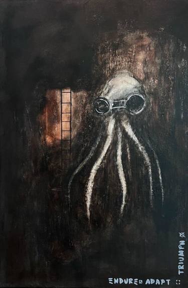 Original Contemporary Animal Paintings by Oshi Rabin