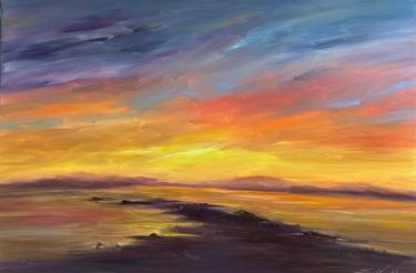 Original Realism Landscape Painting by Natalia Esanu