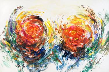 Original Abstract Expressionism Abstract Paintings by Peter Nottrott