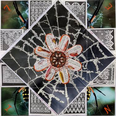 Original Pop Art Patterns Collage by Elizabeth Criss