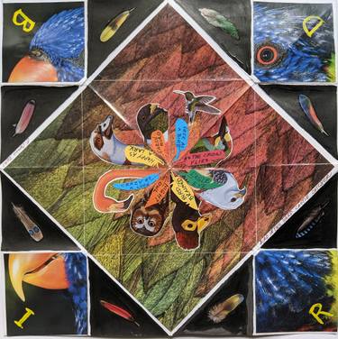 Original Conceptual Animal Collage by Elizabeth Criss