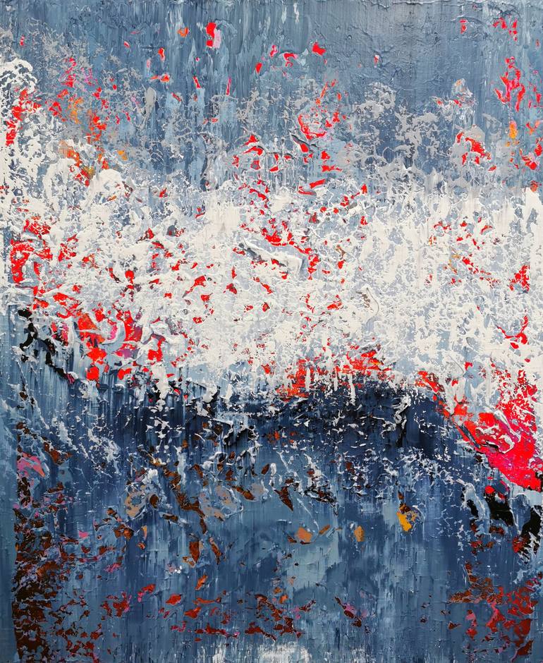 Original Abstract Expressionism Abstract Paintings by Alex Senchenko