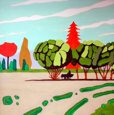 Original Pop Art Nature Paintings by Alejos Lorenzo