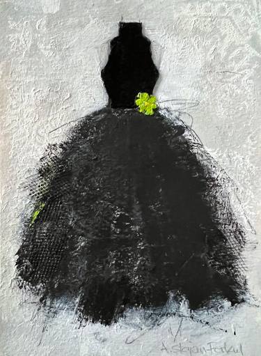 Original Contemporary Fashion Painting by Andrea Stajan-Ferkul