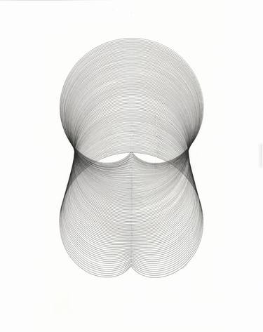 Original Minimalism Nude Drawings by Mary Wagner