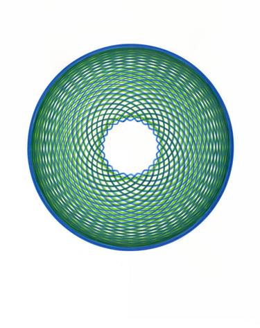 Original Abstract Geometric Drawing by Mary Wagner