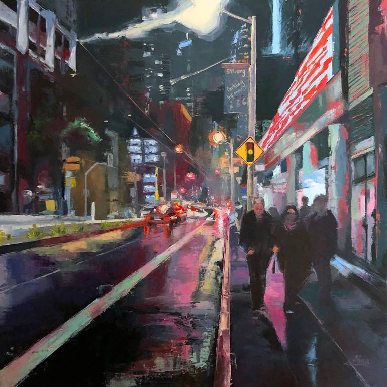 Print of Fine Art Landscape Paintings by Nina Fabunmi