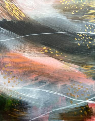 Original Abstract Expressionism Abstract Paintings by Alissa Kim Tjen