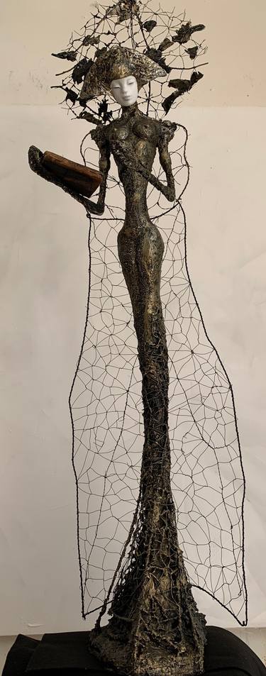 Original Fine Art Abstract Sculpture by Alicia Savio