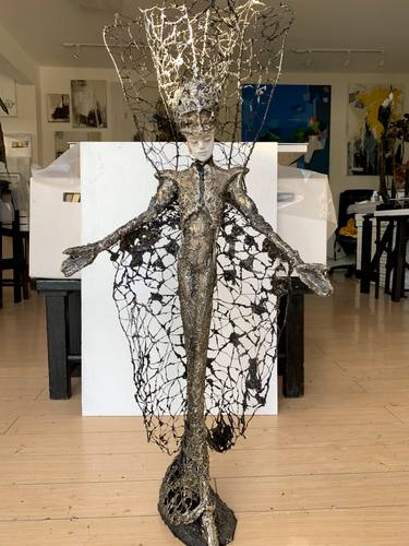 Original Fine Art Abstract Sculpture by Alicia Savio