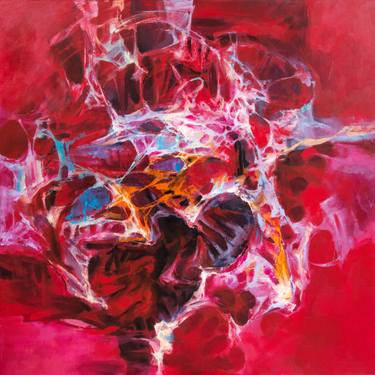 Original Abstract Expressionism Abstract Painting by Mai Huy Dung