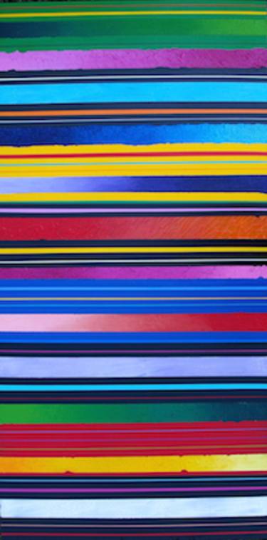 Original Abstract Patterns Paintings by Stanley Bermudez