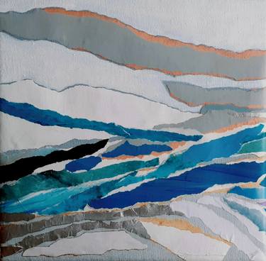 Original Contemporary Abstract Collage by Elena César