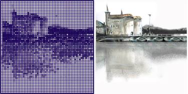 Original Figurative Architecture Mixed Media by Claudio Javier Feldman Pincas